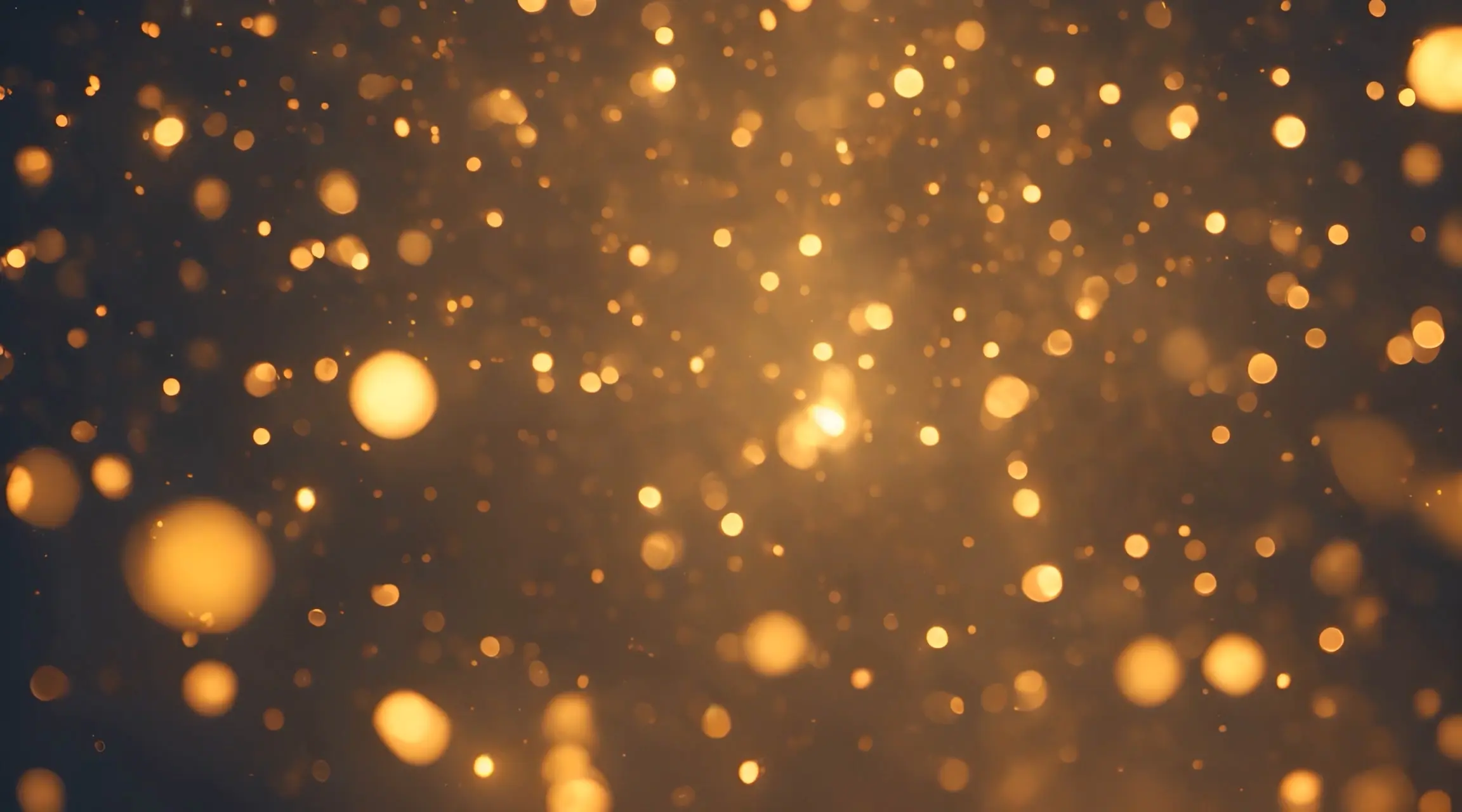 Glittering Gold Dust Floating Video Backdrop